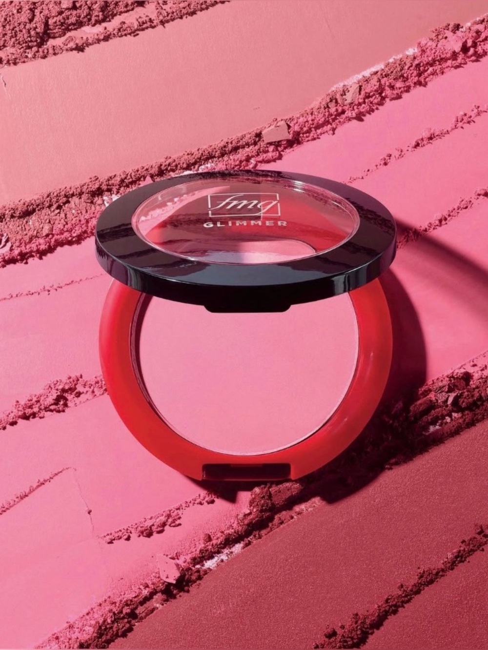 Avon fmg Glimmer Powder Blush -  Petal Pink  + TGIF Blush Brush NIB - Picture 5 of 7